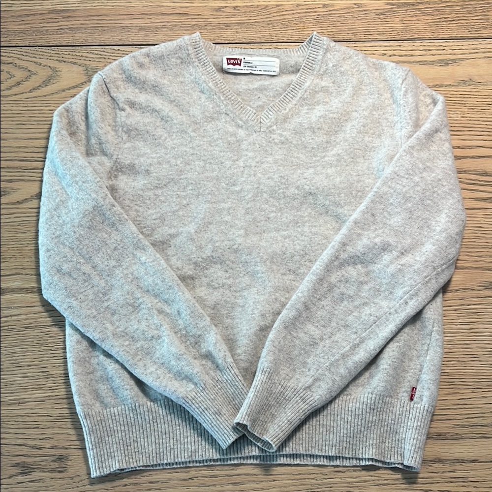 Levi's V-Neck Sweater Classic lambs wool Knit